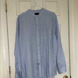 Club Room Linen Light Blue Shirt